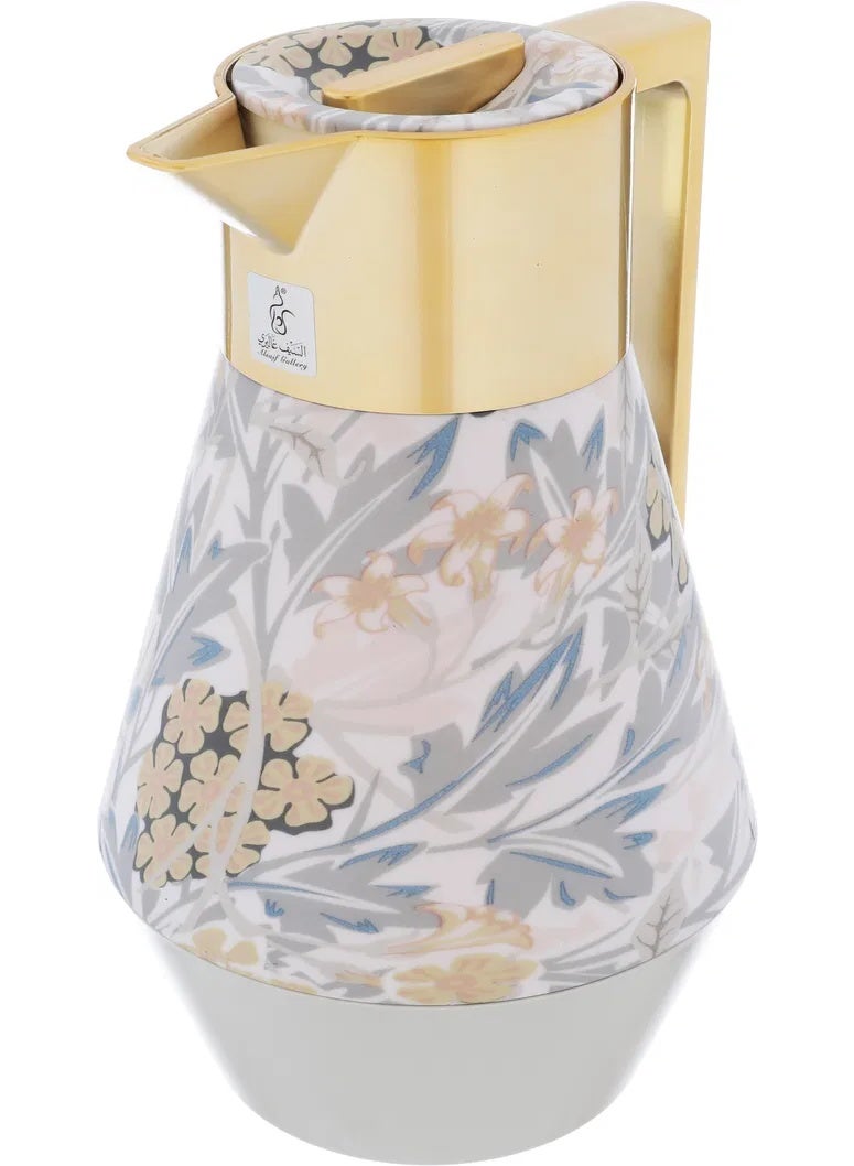 Lydia Golden Handle Thermal Glass Thermos 1 liter - Image 3